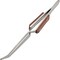 Curved Tip Tweezers Cross Lock Jewelers Soldering Tool with Fiber Grip